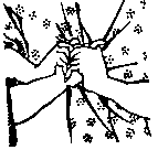 рисунки Хокусая, демонстрирующие болевые приемы Дайто-рю